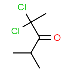 3-Pentanone,2,2-dichloro-4-methyl- Structure