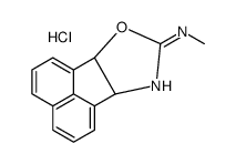 N-methyl-6b,9a-dihydroacenaphthyleno[1,2-d][1,3]oxazol-8-amine,hydrochloride Structure