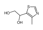 1-(4-methyl-1,3-thiazol-5-yl)ethane-1,2-diol结构式