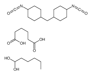 hexanedioic acid, hexane-1,1-diol, 1-isocyanato-4-[(4-isocyanatocycloh exyl)methyl]cyclohexane picture