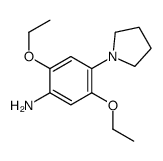 2,5-diethoxy-4-pyrrolidin-1-ylaniline结构式