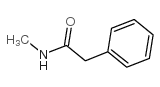 Benzeneacetamide,N-methyl- Structure