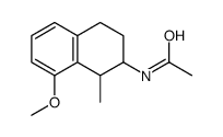 N-(8-methoxy-1-methyl-1,2,3,4-tetrahydronaphthalen-2-yl)acetamide Structure