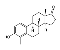 3-hydroxy-4-methylestra-1,3,5(10)-triene-17-one Structure