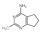 5H-Cyclopentapyrimidin-4-amine,6,7-dihydro-2-methyl- (9CI)结构式