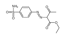 ethyl 3-oxo-2-[(4-sulfamoylphenyl)diazenyl]butanoate结构式