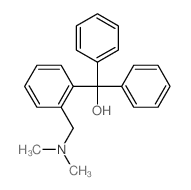 Benzenemethanol,2-[(dimethylamino)methyl]-a,a-diphenyl-结构式