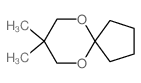 6,10-Dioxaspiro[4.5]decane,8,8-dimethyl-结构式