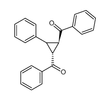 (+/-)-1-[(1R,2R,3r)-2-benzoyl-3-phenylcyclopropyl](phenyl)methanone Structure