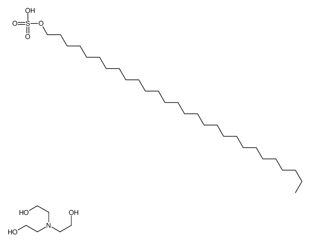 octacosyl hydrogen sulphate, compound with 2,2',2''-nitrilotriethanol (1:1)结构式