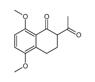 2-acetyl-5,8-dimethoxytetralone Structure
