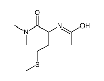 2-acetamido-N,N-dimethyl-4-methylsulfanylbutanamide结构式
