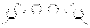 4,4’-二(2,5-二甲基苯乙烯基)联苯结构式