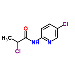 2-CHLORO-N-(5-CHLOROPYRIDIN-2-YL)PROPANAMIDE结构式
