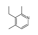 3-ethyl-2,4-dimethylpyridine结构式