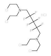 N,N,N,N-tetrakis(2-chloroethyl)-2,2,3,3,4,4-hexafluoro-pentane-1,5-diamine dihydrochloride picture