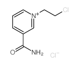 1-(2-chloroethyl)pyridine-5-carboxamide结构式