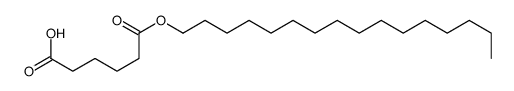 6-hexadecoxy-6-oxohexanoic acid结构式