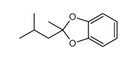 2-methyl-2-(2-methylpropyl)-1,3-benzodioxole结构式