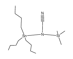 (tributylstannyl)(trimethylsilyl)cyanamide结构式
