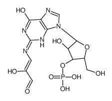 [(2R,3S,4R,5R)-4-hydroxy-2-(hydroxymethyl)-5-[2-[[(Z)-2-hydroxy-3-oxoprop-1-enyl]amino]-6-oxo-3H-purin-9-yl]oxolan-3-yl] dihydrogen phosphate Structure