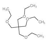 Propane,1,3-diethoxy-2,2-bis(ethoxymethyl)- structure