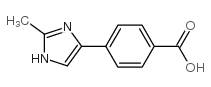 Benzoic acid, 4-(2-methyl-1H-imidazol-4-yl)- (9CI) picture