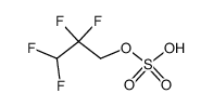 mono(1,1,3-trihydroperfluoropropyl)sulfate Structure