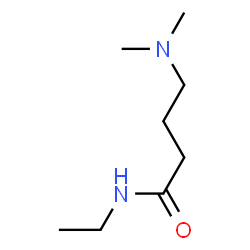 Butanamide, 4-(dimethylamino)-N-ethyl- (9CI) Structure