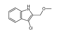 3-chloro-2-(methoxymethyl)-1H-indole Structure