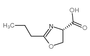 4-Oxazolecarboxylicacid,4,5-dihydro-2-propyl-,(4S)-(9CI) Structure