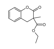 ethyl 3-methyl-2-oxochromane-3-carboxylate结构式