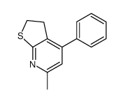 Thieno[2,3-b]pyridine, 2,3-dihydro-6-methyl-4-phenyl- (9CI) Structure