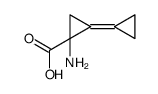 Cyclopropanecarboxylic acid, 1-amino-2-cyclopropylidene- (9CI) Structure