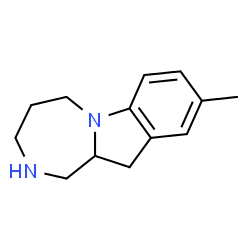 1H-[1,4]Diazepino[1,2-a]indole,2,3,4,5,11,11a-hexahydro-9-methyl-(9CI) Structure