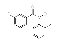 3-fluoro-N-hydroxy-N-(2-methylphenyl)benzamide Structure