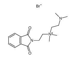 (2-(N-phthalimido)ethyl)(2-(dimethylamino)ethyl)dimethylammonium bromide结构式