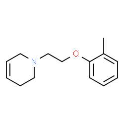 Pyridine, 1,2,3,6-tetrahydro-1-[2-(2-methylphenoxy)ethyl]- (9CI)结构式