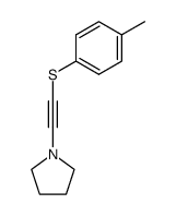 1-((p-tolylthio)ethynyl)pyrrolidine Structure