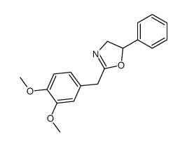 2-[(3,4-dimethoxyphenyl)methyl]-5-phenyl-2-oxazoline Structure