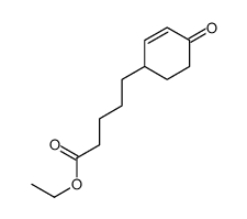 ethyl 5-(4-oxocyclohex-2-en-1-yl)pentanoate结构式