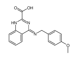 4-[(4-methoxyphenyl)methylamino]quinazoline-2-carboxylic acid Structure