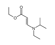 ethyl 3-[ethyl(propan-2-yl)amino]prop-2-enoate Structure