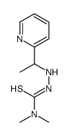 1,1-dimethyl-3-(1-pyridin-2-ylethylamino)thiourea Structure