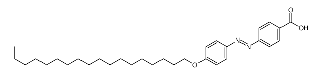 4-[(4-octadecoxyphenyl)diazenyl]benzoic acid结构式