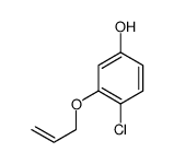 4-chloro-3-prop-2-enoxyphenol结构式