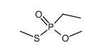 Ethyl-phosphonothioic acid O,S-dimethyl ester Structure