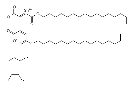 hexadecyl 6,6-dibutyl-4,8,11-trioxo-5,7,12-trioxa-6-stannaoctacosa-2,9-dienoate Structure