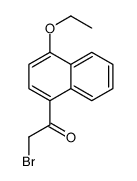 2-bromo-1-(4-ethoxynaphthalen-1-yl)ethanone结构式