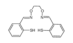 1,2-bis(thiosalicylideneaminooxy)ethane结构式